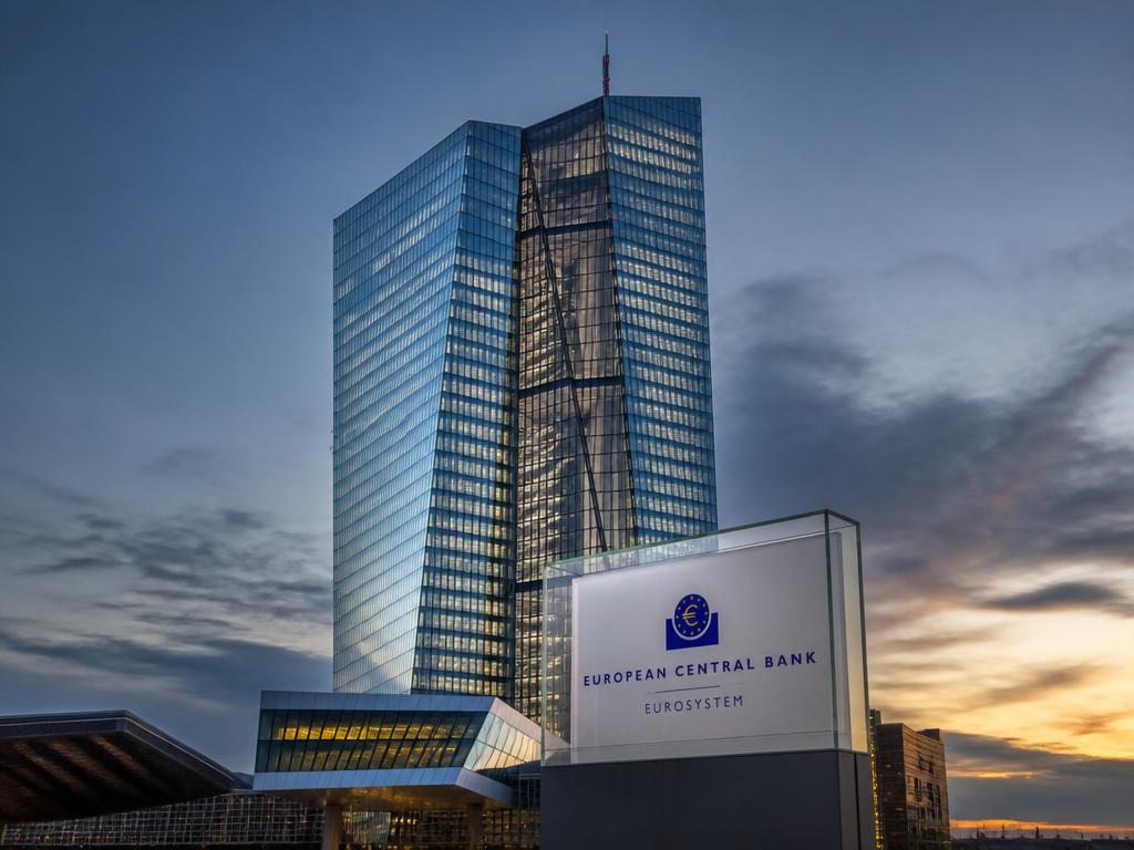 European Central Bank building in Frankfurt
